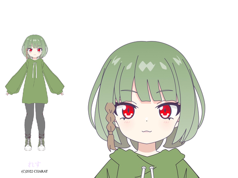 自分の趣味を集めたイメージキャラクター