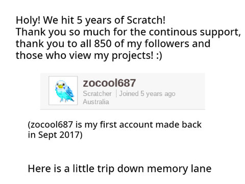 5 YEARS OF SCRATCH!