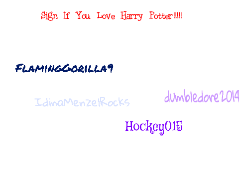 Sign If You Love Harry Potter!!!!! remix-3 remix remix remix