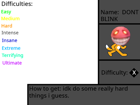 DONT BLINK