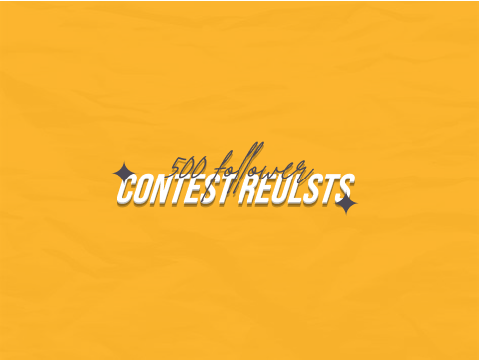 ▹ 500 Contest RESULTS