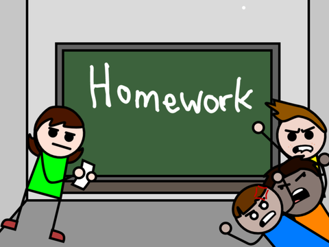 Teachers When They Give Out Homework...