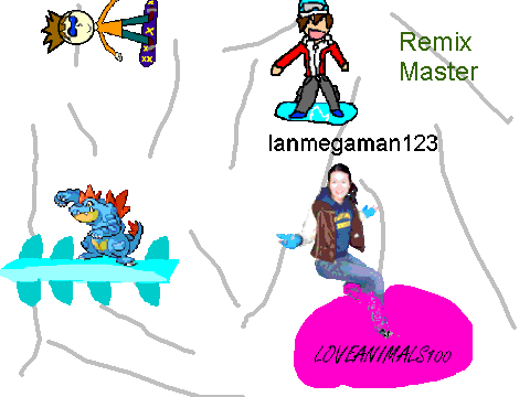 Add yourself snowboarding.[1][1]