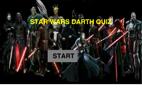 Star Wars Darth quiz