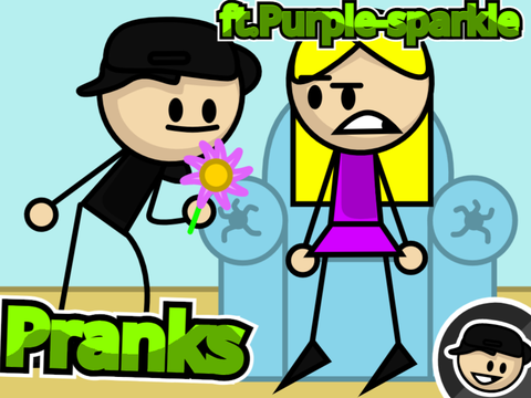 Pranks | ft. Purple-Sparkle | #animation #stories #pranks #purple-sparkle #ItsJustSpidey #Spidey