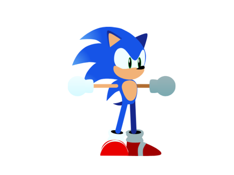 My Modern Sonic Sprite