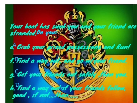 What Harry Potter House Are you in?