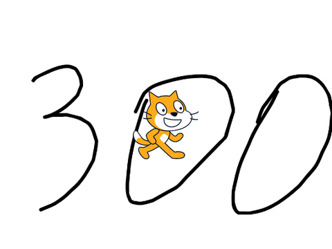 フォロワー300人