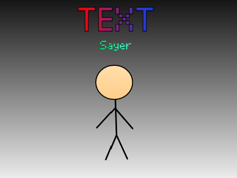 Text Sayer remastered