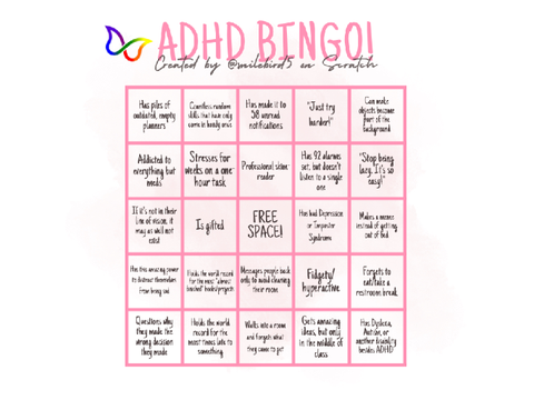 ADHD Bingo!