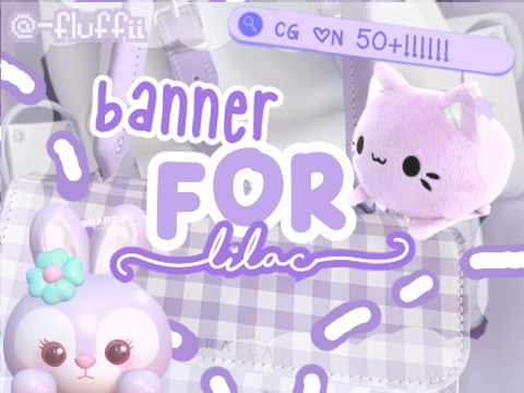 ꒰ 50+ bce for lilac εïз