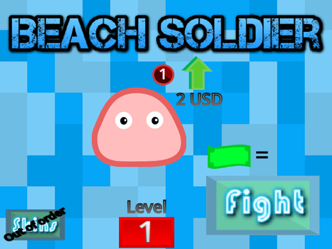 Beach soldier
