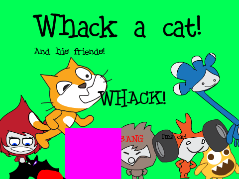 Whack a cat! (And his friends.)