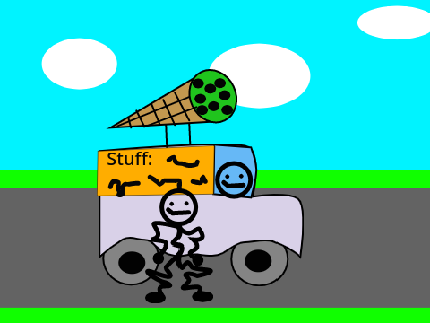 Warpy! part 2. ice cream.