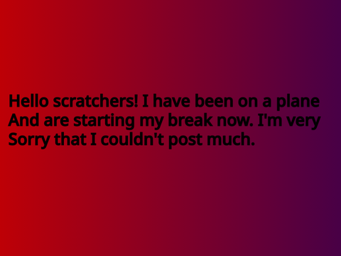 I’m sorry!