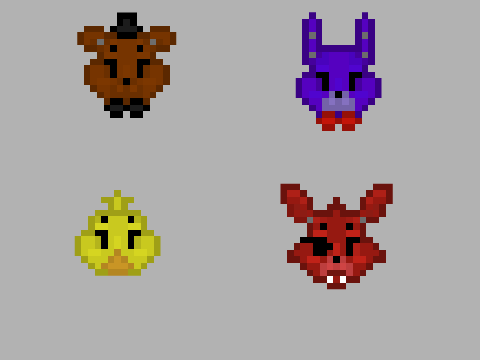 Free to Use FNAF Pixels