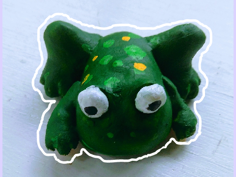 DIY Salt Clay Frog [ + ʀᴇᴄɪᴘᴇ & ʙᴀᴋɪɴɢ ɪɴꜱᴛʀᴜᴄᴛɪᴏɴꜱ