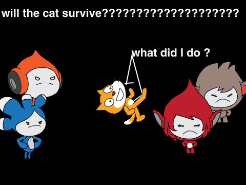 mis-adventures of scratch the cat