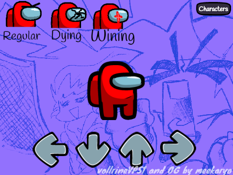 FNF Red Crewmate Among us[TESTING ENGINE] V.01