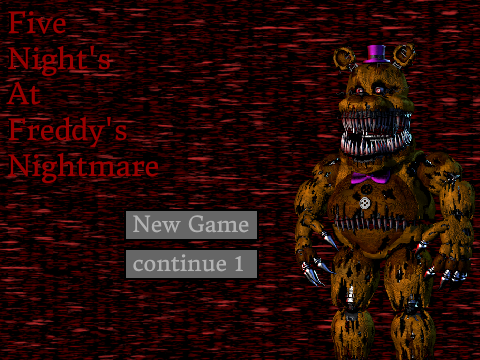 Game Stuff for: cococat56's 'Five Nights at freddys Nightmare.