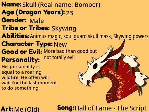 Rebuilt WoF RP Sign-Up Sheet ~ Skull