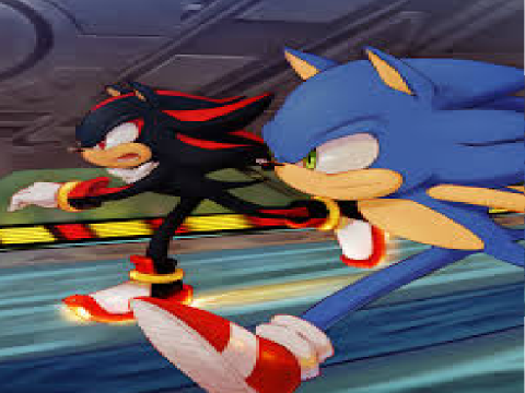 Sonic vs shadow(Faker chat):)