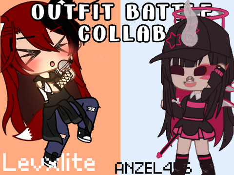 Outfit Battle // Collab With @levxlite And @Anzel456 // Gacha Club 