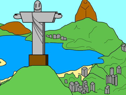 Rio de Janeiro Parallax Effect But Jesus is looking at you
