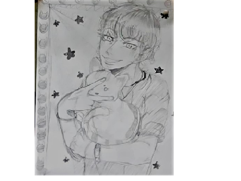 A drawing of me.