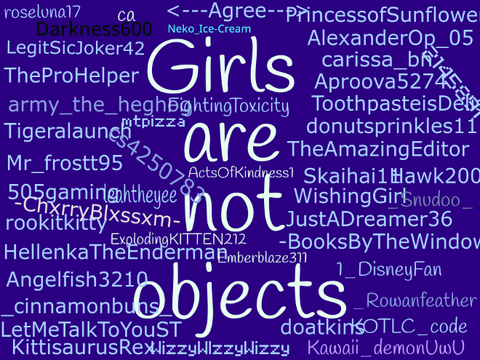 ✰GIRLS ARE NOT OBJECTS✰ remix remix