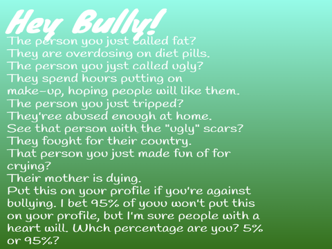 Help Stop Bullying