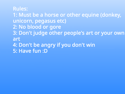 Equi's Horse Art Contest! :DDD (closed)