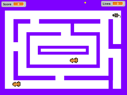 Cat and Rat (The Maze Game)