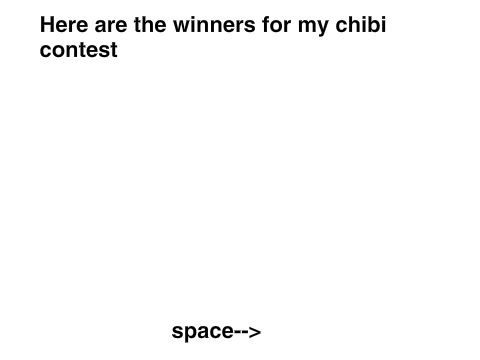 Chibi Contest Winners