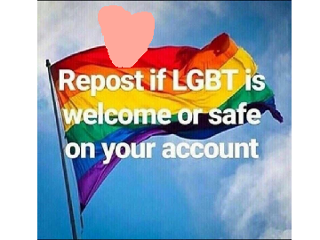 Repost/remix if the LGBTQ+ community is welcome or safe on your account remix remix remix rem... 