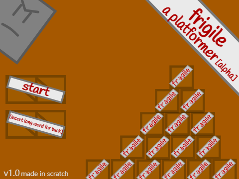 fragile a platformer  v1.0 alpha