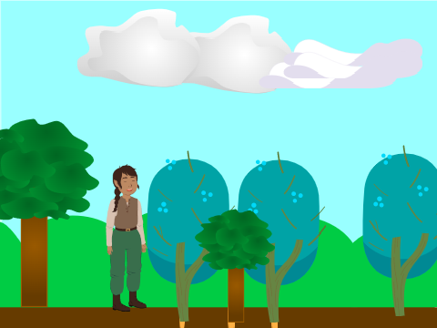 Gardening with an elf is alot faster!