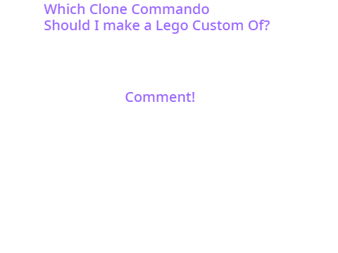 Which Clone Commando?