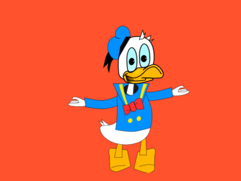 Donald Duck - Vector Art