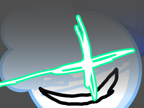 >:)