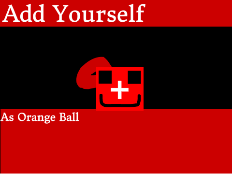 Add yourself as Orange Ball