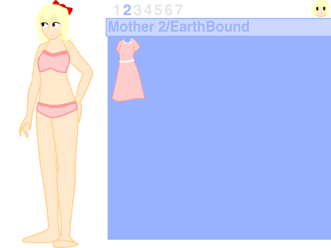 Mother/EarthBound girls dress up.
