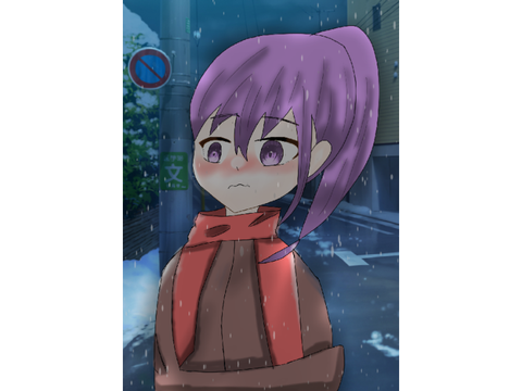 暑い日に寒い日の絵を描いたら涼しい説