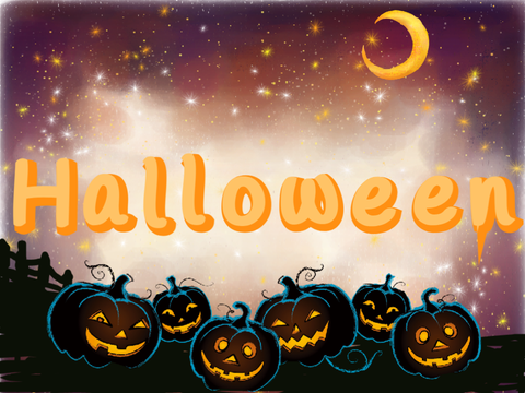 Funny letters "Halloween"