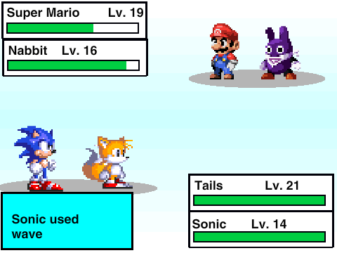 SP_GB_Sonic & Tails VS Mario & Nabbit
