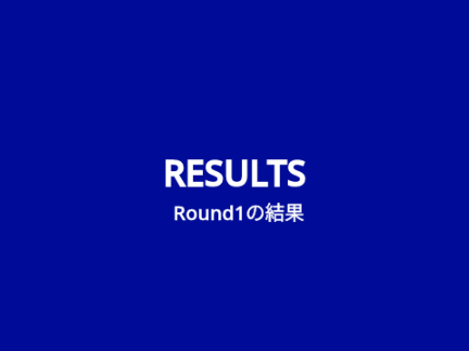 Round1 RESULTS
