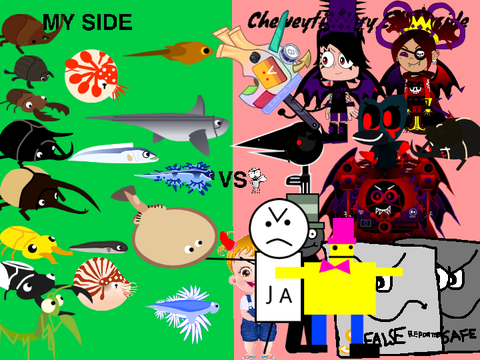 Add yourself fighting cheweytimbery.exe and others!