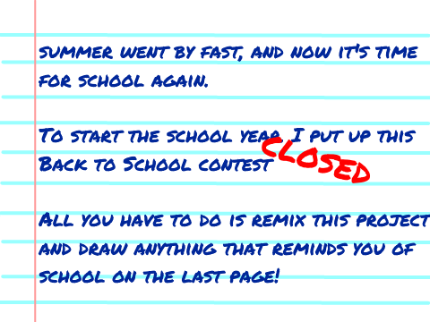 Back to School Contest! *CLOSED*