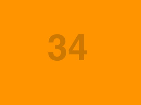 Thirty four