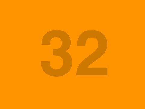 Thirty two!
